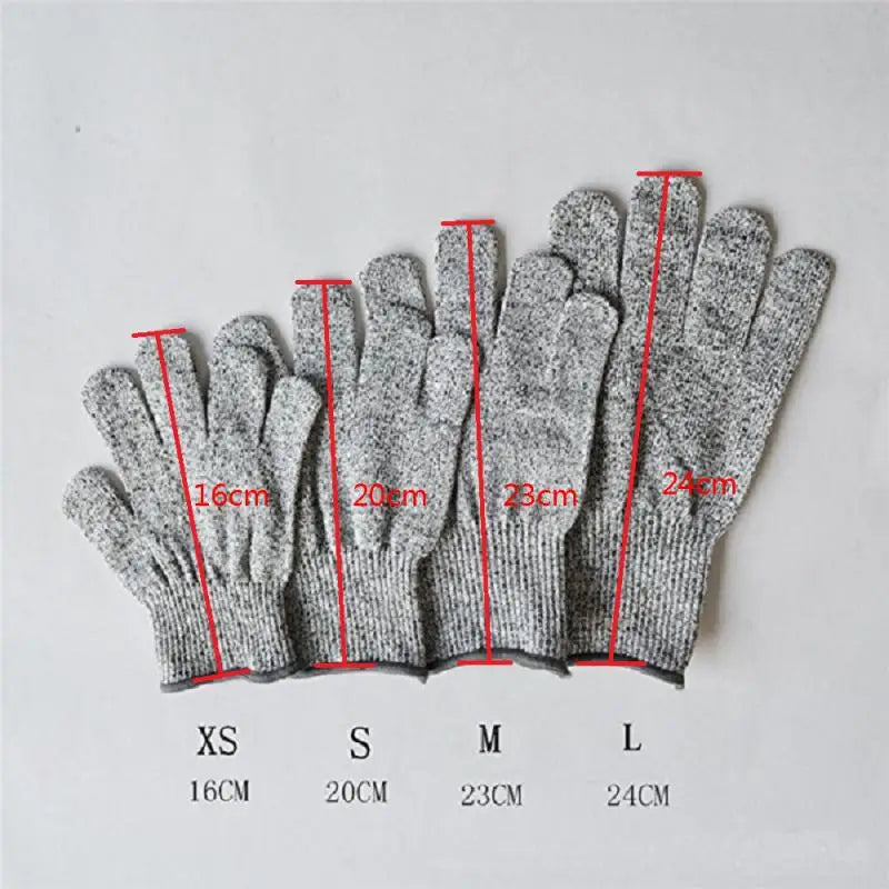 1 Pair High-strength Protection Safety Anti Cut Gloves Kitchen Cut Resistant Gloves for Fish Meat Cutting Safety Gloves