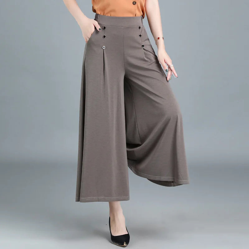 Women's Nine Loose Skirt Pants  Fashion Big